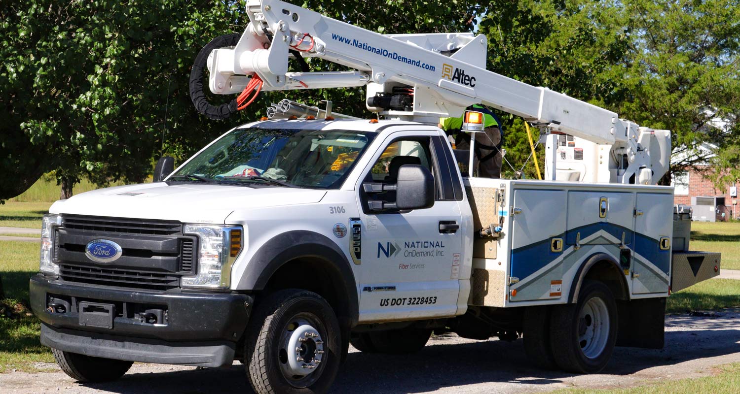 Quality vehicles like this 2021 Ford F550 XL are provided to our aerial crews for performing their job function and moving between work sites. Quality vehicles like this 2021 Ford F550 XL are provided to our aerial crews for performing their job function and moving between work sites.